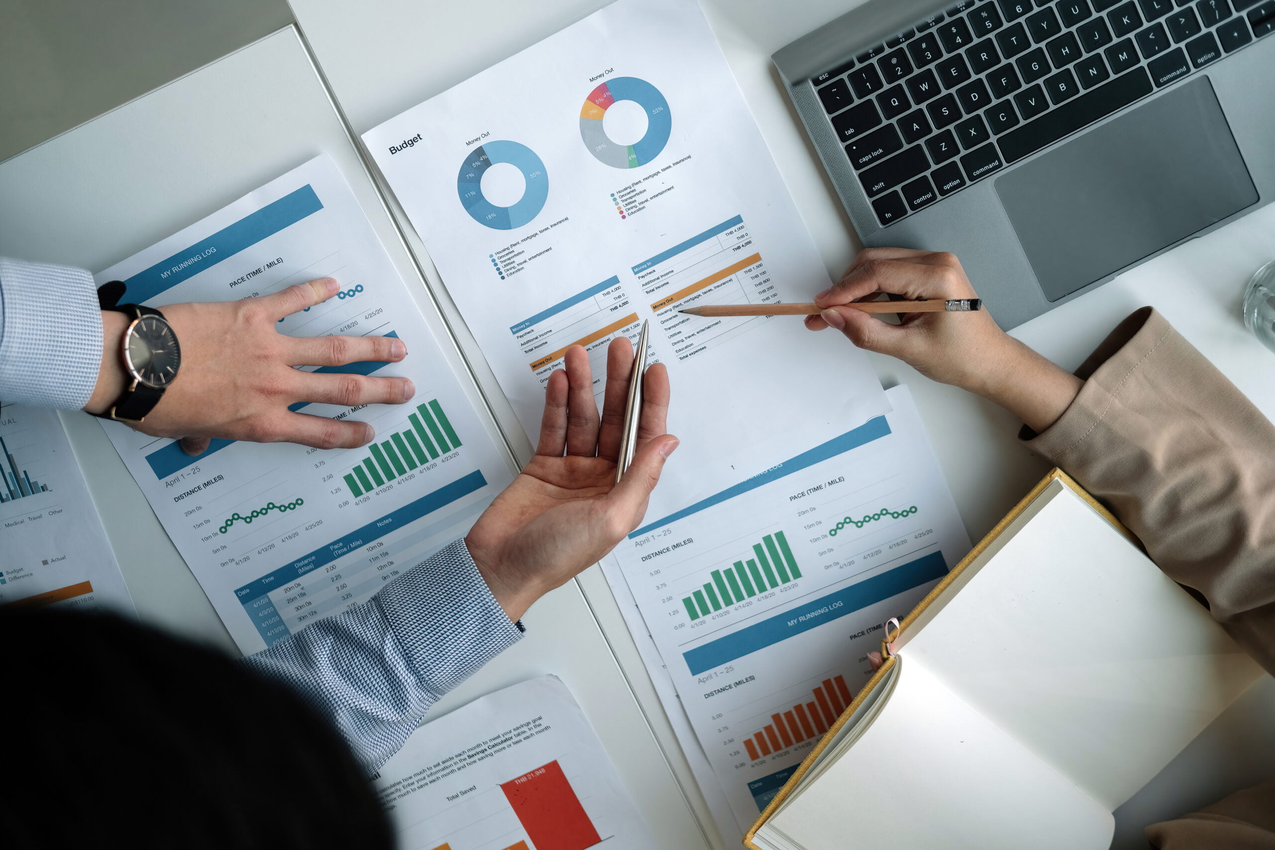 People planning for a product launch budget